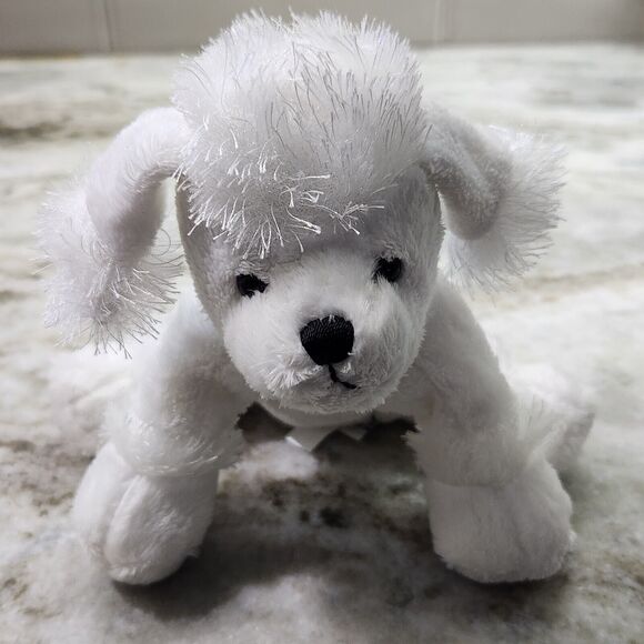 Webkinz Lil' Kinz White Poodle Stuffed Animal HS014 - No Code - Picture 1 of 5